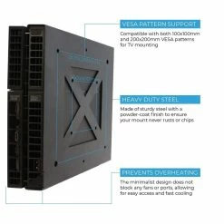 HumanCentric PS4 Mount (Original) + 2 Controller Mounts Bundle Gaming Mounts