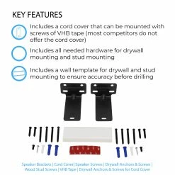 HumanCentric Speaker Mounts Wall Mount For Bose SoundTouch 300 Soundbar