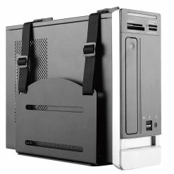 HumanCentric Computer Mounts Computer Tower Wall Mount - Adjustable Bracket Fits Most Computer Cases