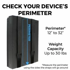 Gaming Mounts HumanCentric Universal Wall Mount (Black) For Cable Boxes, Gaming Consoles, DVD Players, Routers, Modems, And More