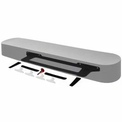 HumanCentric Wall Mount Compatible With Sonos Beam Speaker (Black) | Wall Mount Bracket Compatible With Sonos Beam