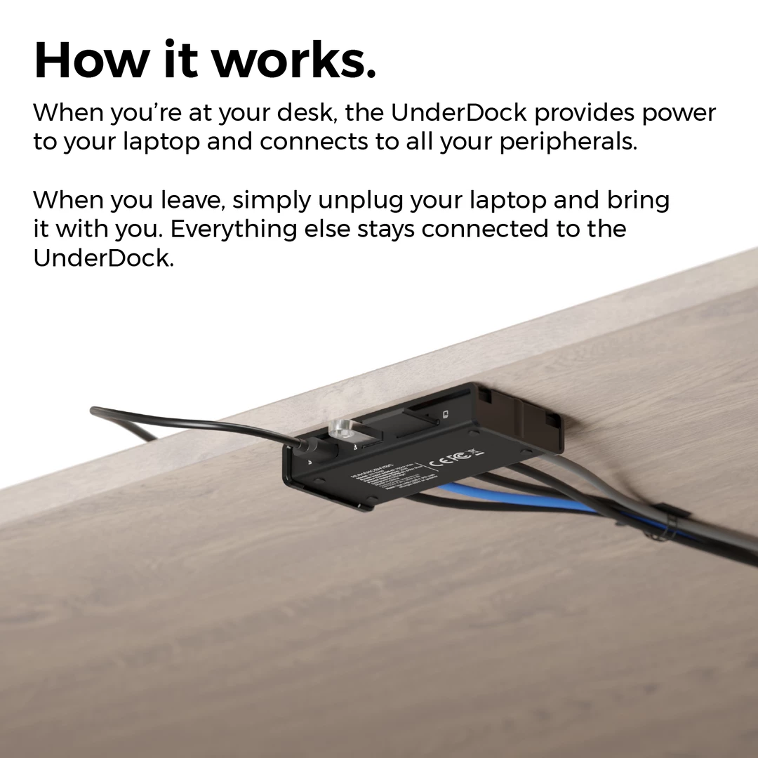 Deals ๐ HumanCentric UnderDock - USB-C Docking Station โค๏ธ 5 HumanCentric UnderDock - USB-C Docking Station
