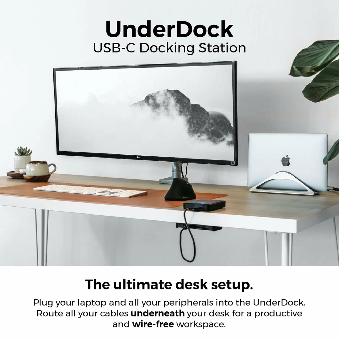 Deals ๐ HumanCentric UnderDock - USB-C Docking Station โค๏ธ 4 HumanCentric UnderDock - USB-C Docking Station