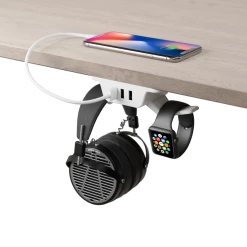 HumanCentric Docks And Charging Headphone Hanger With USB Charger