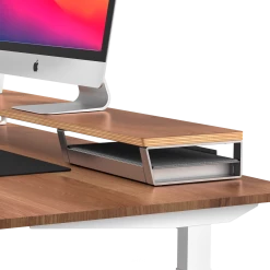 Best deal π HumanCentric Workspace Collection Bundle | Walnut And Aluminum Desk Shelf With Storage Drawer, Video Conference Lights, Wrist Rest, Headphone Stand, Desk Mat βοΈ 21 HumanCentric Workspace Collection Bundle | Walnut And Aluminum Desk Shelf With Storage Drawer, Video Conference Lights, Wrist Rest, Headphone Stand, Desk Mat