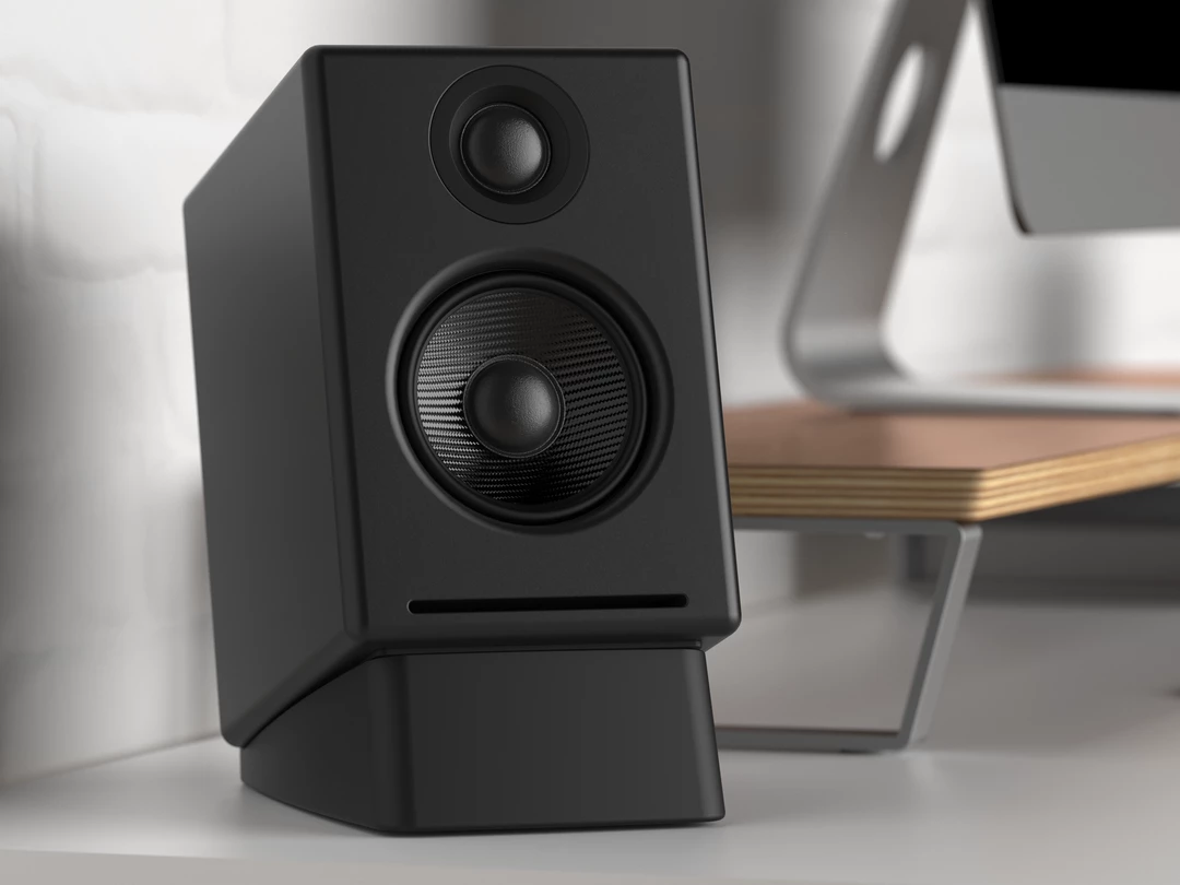 Discount ๐ HumanCentric Desktop Speaker Stands Wedge Pair, Small Speaker Mounts ๐ 6 HumanCentric Desktop Speaker Stands Wedge Pair, Small Speaker Mounts