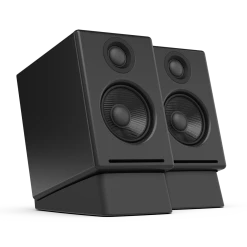 HumanCentric Desktop Speaker Stands Wedge Pair, Small Speaker Mounts