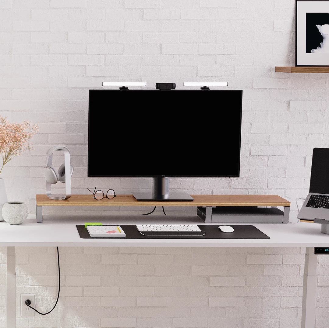 Best reviews of β€οΈ HumanCentric Workspace Collection Bundle | Walnut And Aluminum Desk Shelf With Storage Drawer, Wrist Rest, Headphone Stand, And Desk Mat π€© 9 HumanCentric Workspace Collection Bundle | Walnut And Aluminum Desk Shelf With Storage Drawer, Wrist Rest, Headphone Stand, And Desk Mat