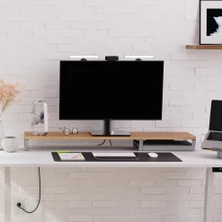 Best deal π HumanCentric Workspace Collection Bundle | Walnut And Aluminum Desk Shelf With Storage Drawer, Video Conference Lights, Wrist Rest, Headphone Stand, Desk Mat βοΈ 19 HumanCentric Workspace Collection Bundle | Walnut And Aluminum Desk Shelf With Storage Drawer, Video Conference Lights, Wrist Rest, Headphone Stand, Desk Mat