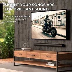 Speaker Mounts HumanCentric Wall Mount Compatible With Sonos Arc Sound Bar