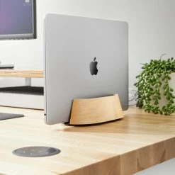 Deals π HumanCentric Wood Vertical Laptop Stand In Black Walnut Or Maple Workspace π 27 HumanCentric Wood Vertical Laptop Stand In Black Walnut Or Maple Workspace