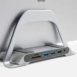 HumanCentric Workspace Vertical MacBook Stand With Integrated Hub