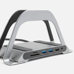 HumanCentric Workspace Vertical MacBook Stand With Integrated Hub